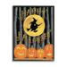 Stupell Industries Happy Halloween Forest Witch at-169 Wood in Black/Brown/Orange | 14 H x 11 W x 1.5 D in | Wayfair at-169_fr_11x14