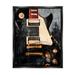 Stupell Industries Vintage Electric Guitar Music Notes Framed Giclee Art By Savannah Miller Wood in Black/Brown | 21 H x 17 W x 1.7 D in | Wayfair