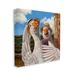 Stupell Industries Goose Friends Selfie Scene Canvas Wall Art By Lucia Heffernan Canvas in White | 36 H x 36 W x 1.5 D in | Wayfair as-845_cn_36x36
