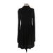 Eight Sixty Casual Dress - DropWaist: Black Solid Dresses - Women's Size 1