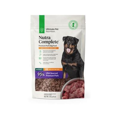 Ultimate Pet Nutrition Nutra Complete Premium Pork Freeze-Dried Raw Dog Food, 5-oz bag