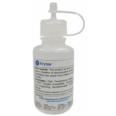 KRYTOX GPL-105 Lubricant Oil, GPL-105, Dropper Bottle, 4 Oz.