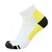 Niuer Socks Low Cut Stocking Athletic Unisex Heel Foot Compression Sock Ankle Men Ultra Soft Arch Support Breathable Plantar Fasciitis Women White Yellow L/XL