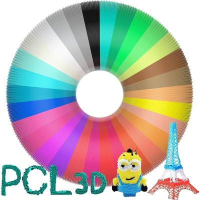Fuhuidatrading - 30 farbige PCL-Filament-Nachfüllungen für 3D-Druckstift, 1,75 mm PCL-Filament,
