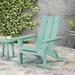 Outdoor Patio Classic Solid Wood Adirondack Chair Garden Lounge Chair