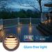 3W Stair Lights, LED Low Voltage Wall Fence Lights, Oil Rubbed Bronze - 6PACK