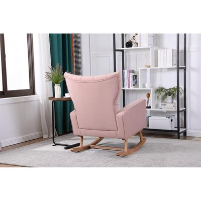 Baby Room High Back Rocking Chair Nursery Chair