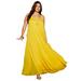 Plus Size Women's Swing Maxi Dress by June+Vie in Sunset Yellow (Size 26/28)