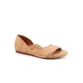 Women's Cypress Flat Sandal by SoftWalk in Natural Cork (Size 8 N)