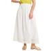 Plus Size Women's Crochet-Detailed Skirt by June+Vie in White Flower Eyelet (Size 10 W)