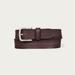 Lucky Brand Antiqued Leather Belt With Darker Stitching Detail - Men's Accessories Belts in Dark Brown, Size 36