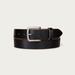 Lucky Brand Raw Cut Edged Leather Jean Belt - Men's Accessories Belts in Black, Size 32