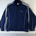 Adidas Jackets & Coats | Adidas Men’s Original 3 Stripe Track Jacket Full Zip Blue White Size Medium | Color: Blue/White | Size: M