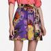 Anthropologie Skirts | Maeve Anthropologie Silk Floral Carizzo Mini Skirt Pockets Purple Medium M. | Color: Purple | Size: M