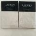 Ralph Lauren Bedding | New Ralph Lauren Estella Beige European Sham Set Of 2. $340 | Color: Cream | Size: European