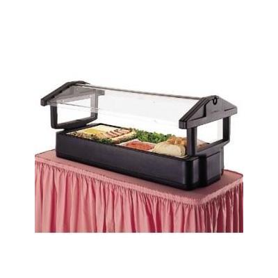 Cambro 6 Ft. Tabletop Salad Bar- 5 Pan Capacity - #6fbrtt (Black)