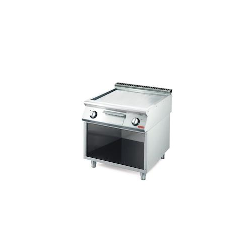 Gastro M 700 elektrische Grillplatte GM70/80FTES-CR Glatt und Verchromt