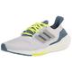 Adidas Men's Ultraboost 22 Running Shoe, White/Metal Grey/Linen Green, 9.5