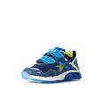 Geox J SPAZIALE BOY Sneaker, Navy/LT Blue, 11.5 UK Child