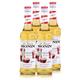 Monin Popcorn Coffee & Cocktail Syrup Glass Bottle 700ml (4 Bottles, No Pump)