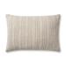 Elaine Cream/Beige Pillow Polyester/Polyfill Magnolia Home by Joanna Gaines x Loloi | 16 H x 26 W x 0.5 D in | Wayfair PSETPMH0038CRBEPI15