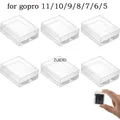 4/6Pcs En Plastique De Protection De Stockage boîte de Batterie pour GoPro Hero 11/10/9/8/7/6/5