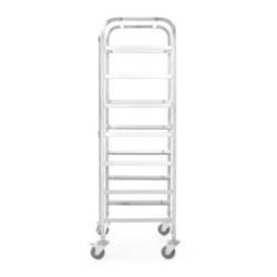 Hendi Transportwagen für 7 Spülmaschinenkörbe 500X500mm aus Edelstahl Image