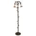 Meyda Lighting Stained Glass Pond Lily 58 Inch Floor Lamp - 255139