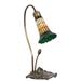 Meyda Lighting Stained Glass Pond Lily 16 Inch Accent Lamp - 251567