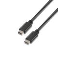 AISENS A107 – 0057 – 3 A USB 2.0-Kabel (Typ-C/m-USB-c/M, 2.0 m, für Telefon Handy und Tablet) schwarz