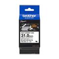 Brother Original Pro Tape HSe-261E Schrumpfschlauch – schwarz auf weiß