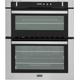 Stoves SGB700PS Built Under Gas Double Oven with Full Width Electric Grill - Stainless Steel - A/A Rated, Stainless Steel