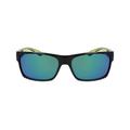 Columbia Men's Sunglasses C566SP BRISK TRAIL - Black/Green Flash with Polar Grey W/Green Flash Lens