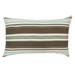 Jiti Outdoor Waterproof Transitional Classic Striped Decorative Square Throw Pillows Cushions for Pool Patio Chair 20 x 20