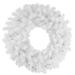 Geneva White Spruce Artificial Christmas Wreath, 24-Inch, Green Lights