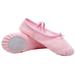 1 Pair of Ballet Shoes Lightweight Anti-slip Dancing Shoes Elastic Cord Yoga Shoes - Size 30 (Pink)