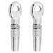 2Pcs Marine Grade 316 Stainless Steel Swageless Eye Terminal Wire Cable Rope Diy Fitting Rigging Hardware Balustrade Kit