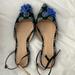 J. Crew Shoes | J. Crew Foulard Print Tassel Flats Size 7.5 | Color: Blue/Green | Size: 7.5