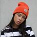Carhartt Accessories | - Womans Orange Carhartt Beanie Hat New With Tags | Color: Orange | Size: Os