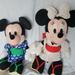 Disney Toys | Disney Segs Minnie & Mickey Mouse Around The World Japan Vintage Plush | Color: Black | Size: Osbb