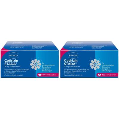 Cetirizin Stada 10 mg Filmtabletten Doppelpack 2x100 St Image
