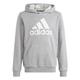 adidas Unisex Kinder Hooded Sweat U Bl Hoodie, Medium Grey Heather/White, IC6835, 164