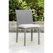 Lark Manor™ Alyisa Wicker Patio Dining Side Chair Metal/Sling in Gray | 35 H x 22 W x 18 D in | Wayfair EF258CD92D234825ABF29658DD0BC0ED