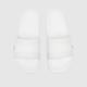 Lacoste serve slide hybrid sandals in white