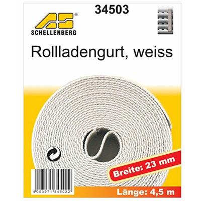 Rollladengurt 23mm 4,5m Weiß - Schellenberg Image