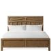 Birch Lane™ Oakland Low Profile Panel Bed Wood in Brown | 64 H x 64.25 W x 88 D in | Wayfair 475D82E4EF5B48EA8F91E51048BF5D21