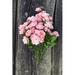 Ebern Designs Small Pink Garden Roses on Wooden Surface by Dianazh - Wrapped Canvas Photograph Metal | 48 H x 32 W x 1.25 D in | Wayfair