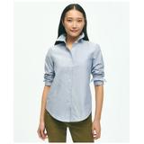 Brooks Brothers Women's Classic-Fit Cotton Oxford Shirt | Blue | Size 10