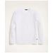 Brooks Brothers Men's Big & Tall Supima Cotton Long-Sleeve Logo T-Shirt | White | Size 3X Tall