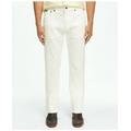 Brooks Brothers Men's Straight Fit Denim Jeans | White | Size 36 32